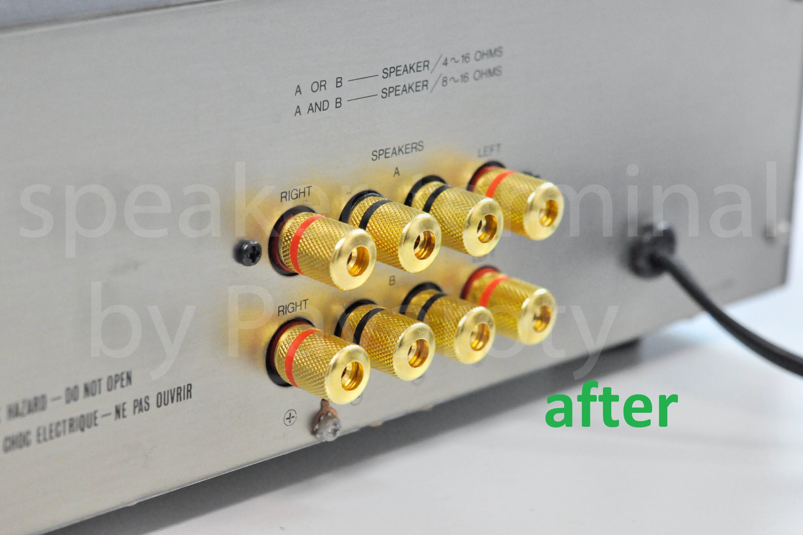 LUXMAN L-190 Speaker terminal - Image 5