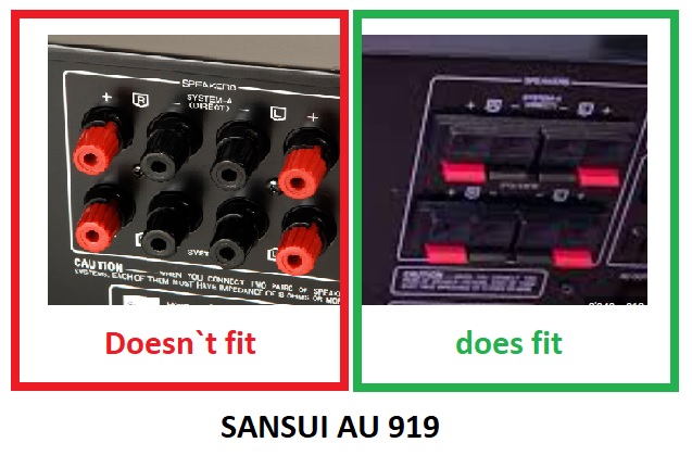 SANSUI AU-919 Speaker terminal - Image 2